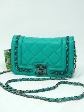 Badgley Mischka vegan Leather Messenger Bag